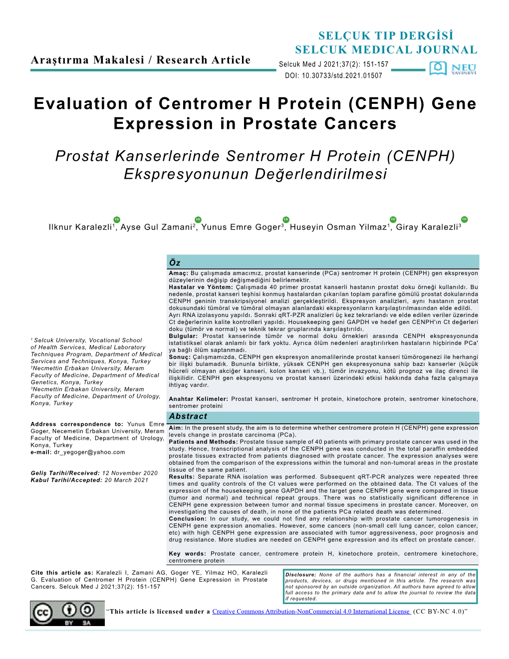 (CENPH) Gene Expression in Prostate Cancers