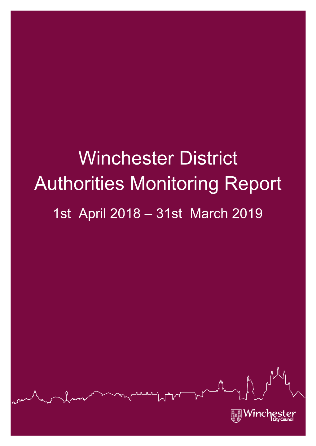 Authorities Monitoring Report 2018 - 2019 100