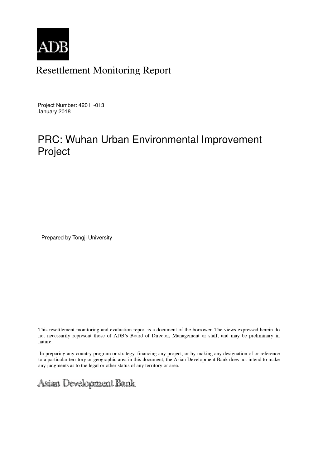 42011-013: Wuhan Urban Environmental Improvement Project