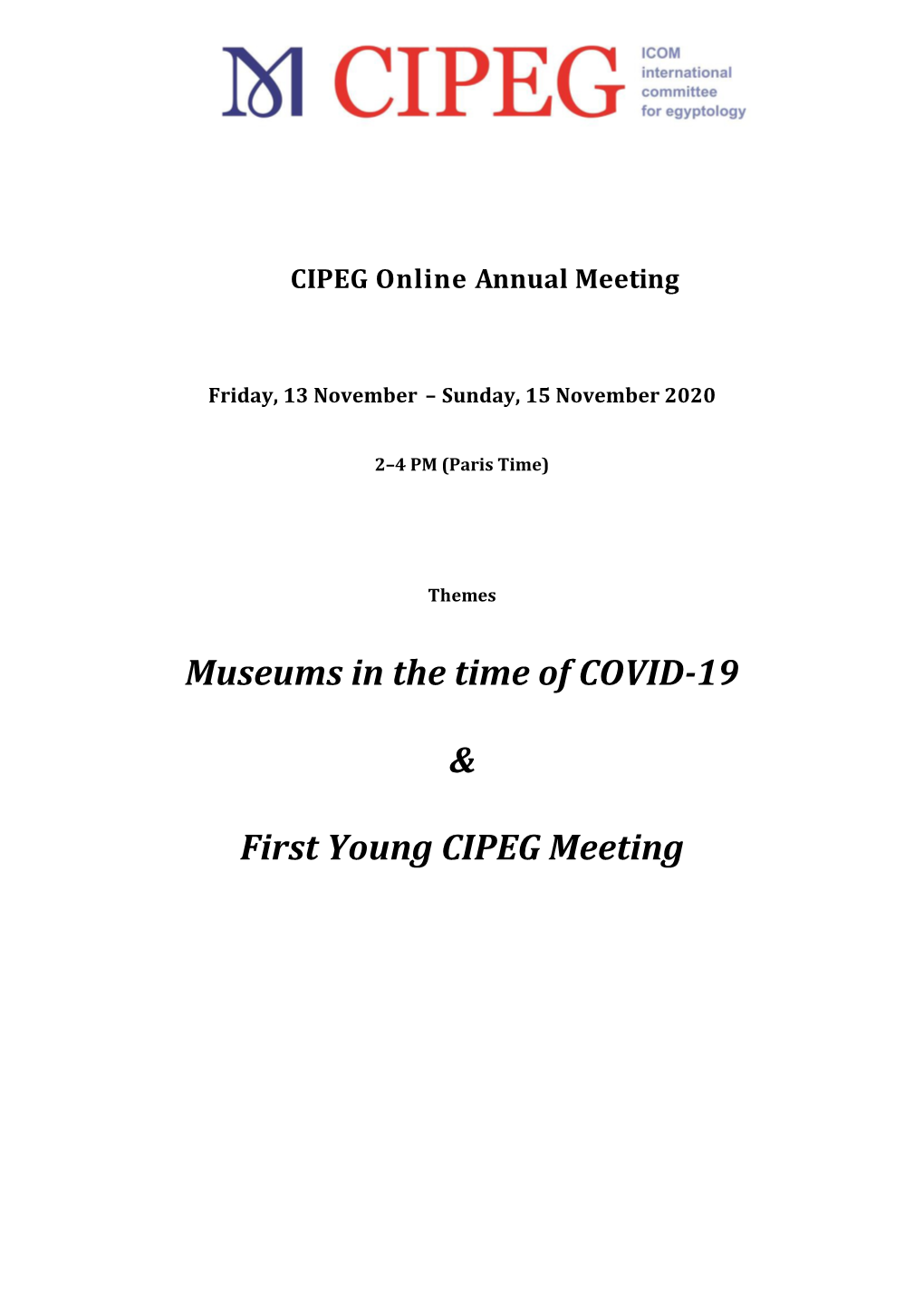 CIPEG Online Annual Meeting Def 12 11 20