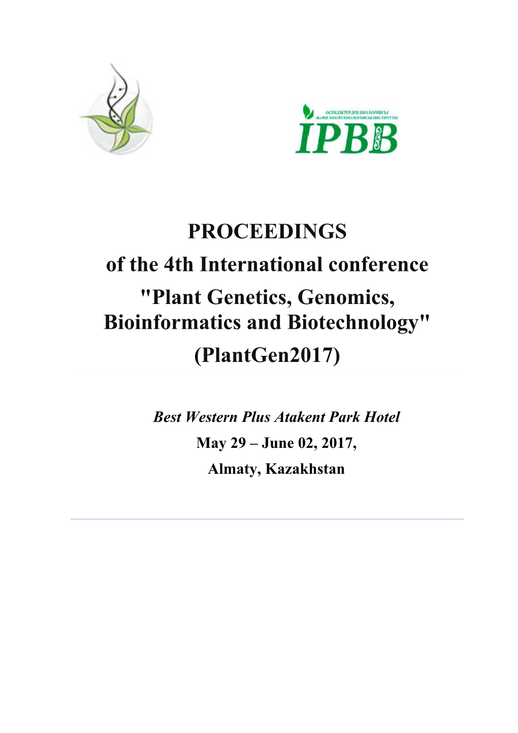 Plant Genetics, Genomics, Bioinformatics and Biotechnology