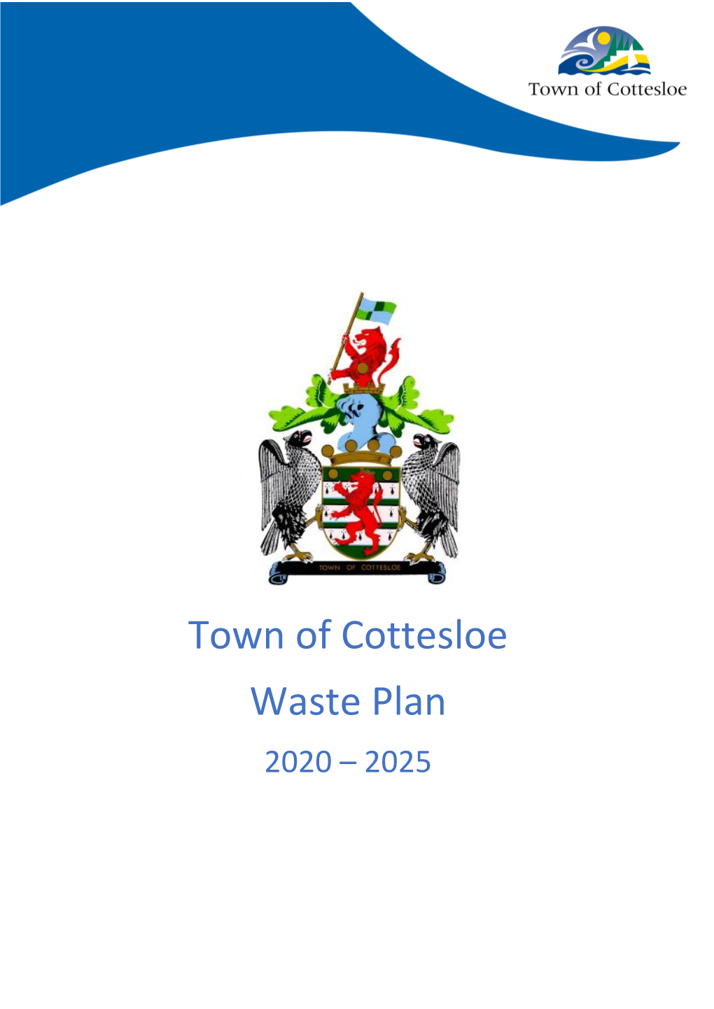 Town of Cottesloe Waste Plan 2020 – 2025