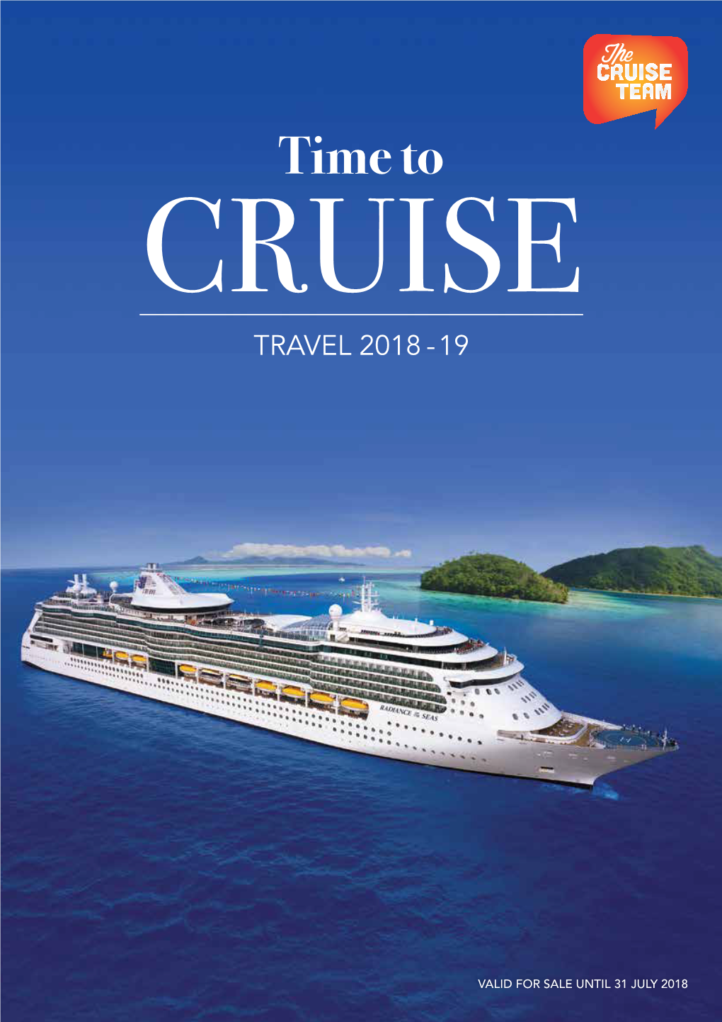Time to CRUISE TRAVEL 2018 -19