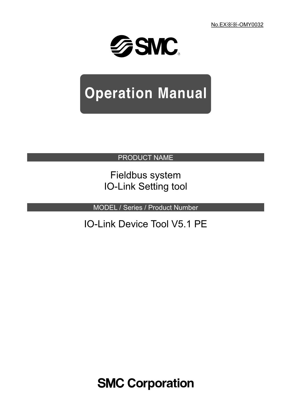Fieldbus System IO-Link Setting Tool