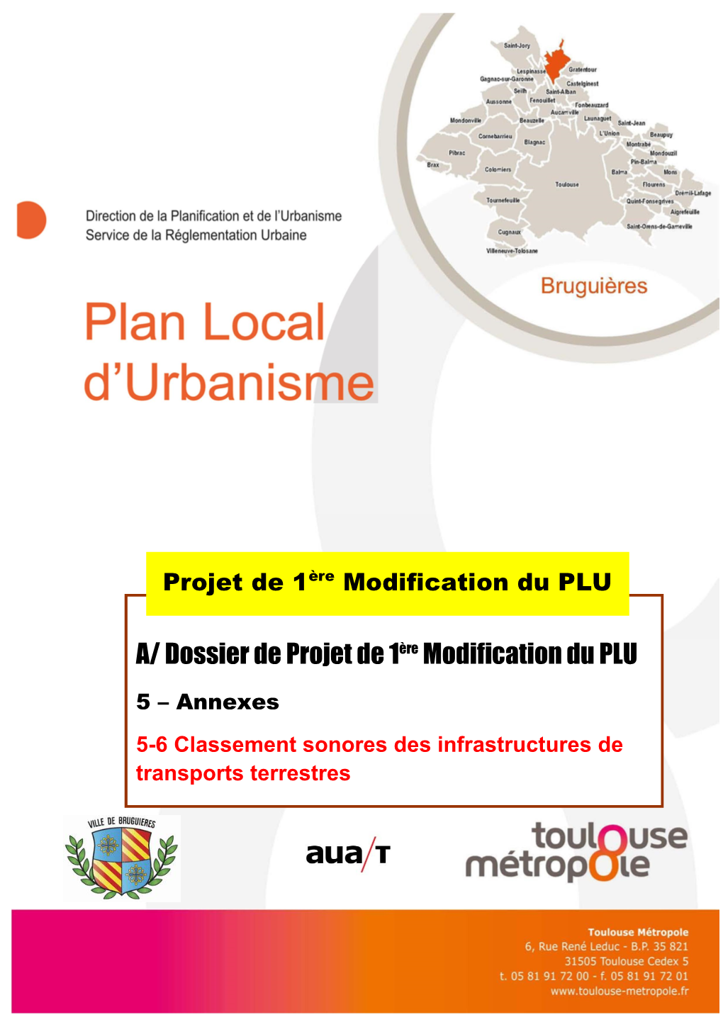 A/ Dossier De Projet De 1Ère Modification Du PLU