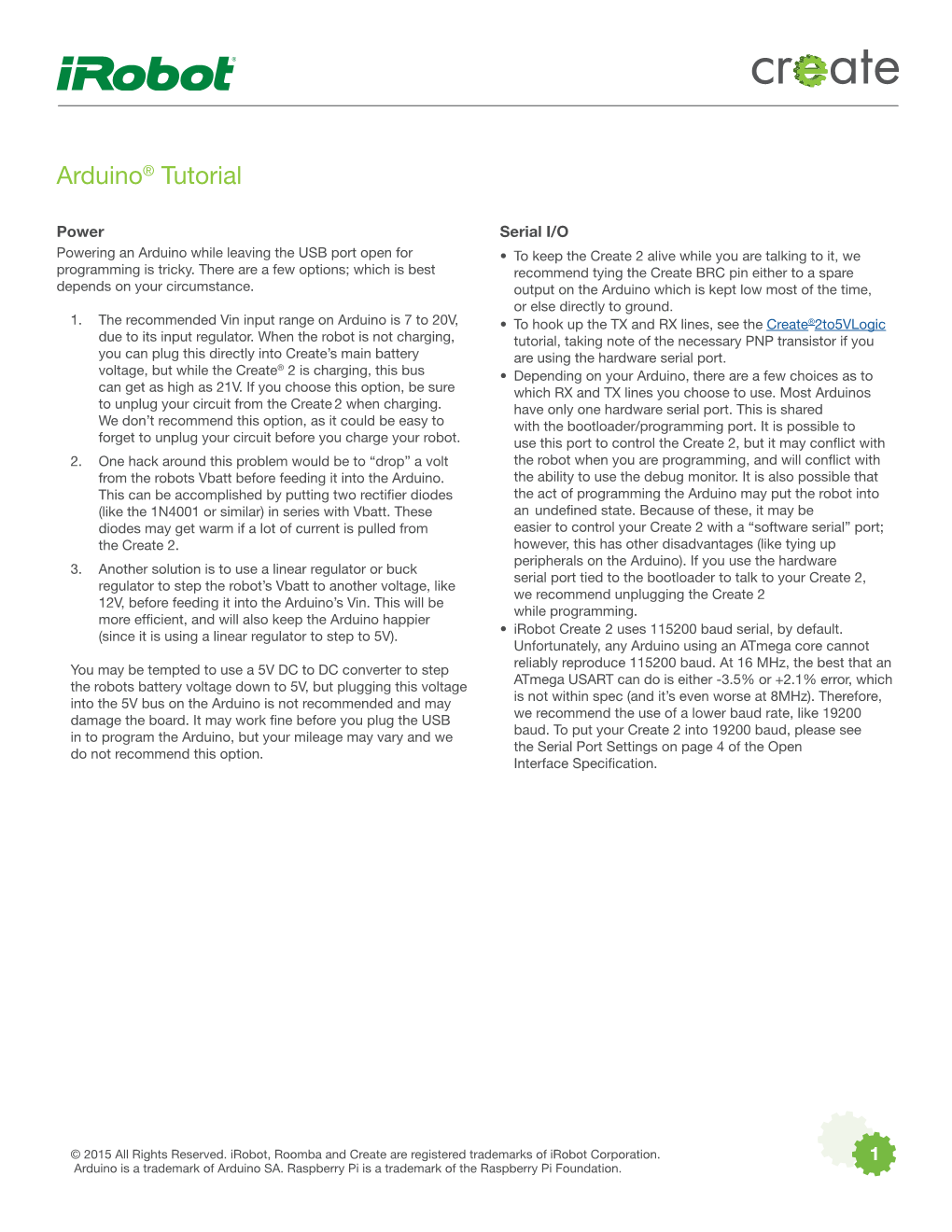 Arduino® Tutorial