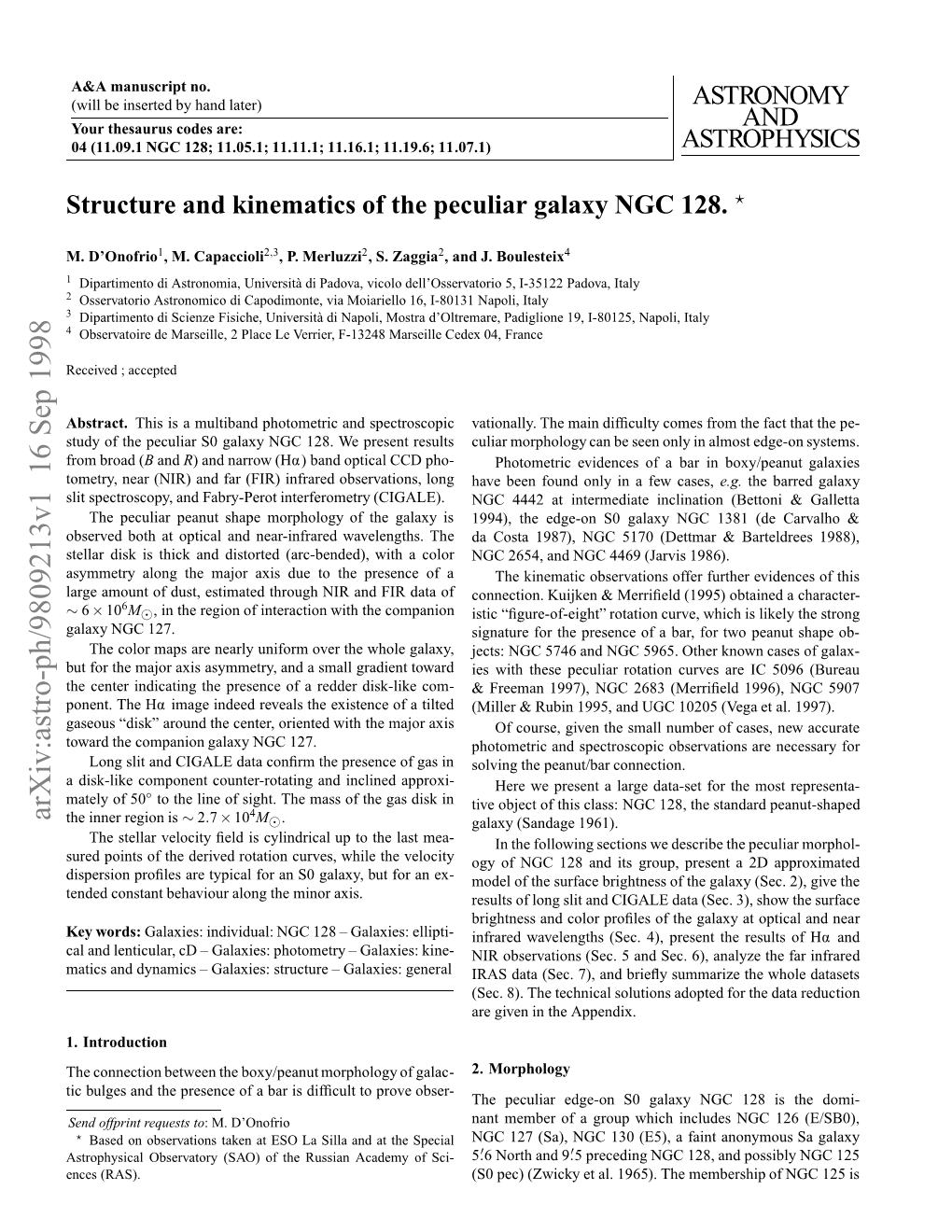 Structure and Kinematics of the Peculiar Galaxy NGC