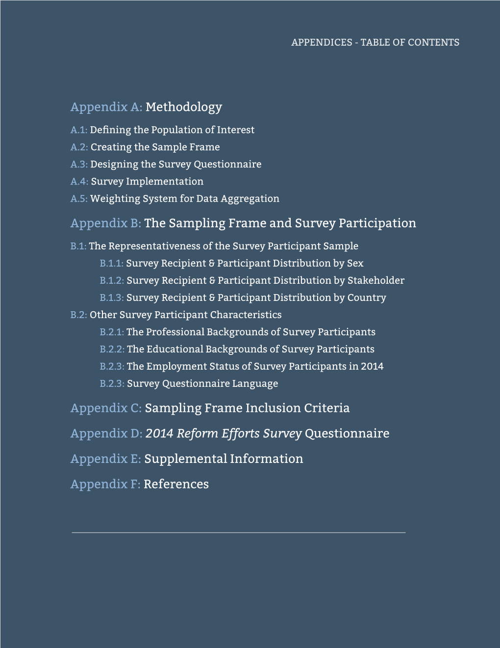 The Sampling Frame and Survey Participation Appendix C