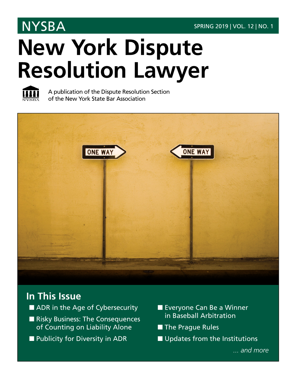 Nysba Spring 2019 | Vol