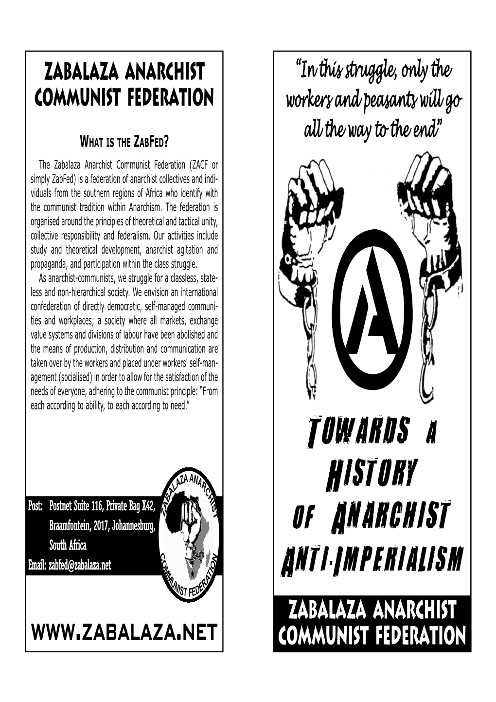 Towards a History of Anarchist Anti-Imperialism