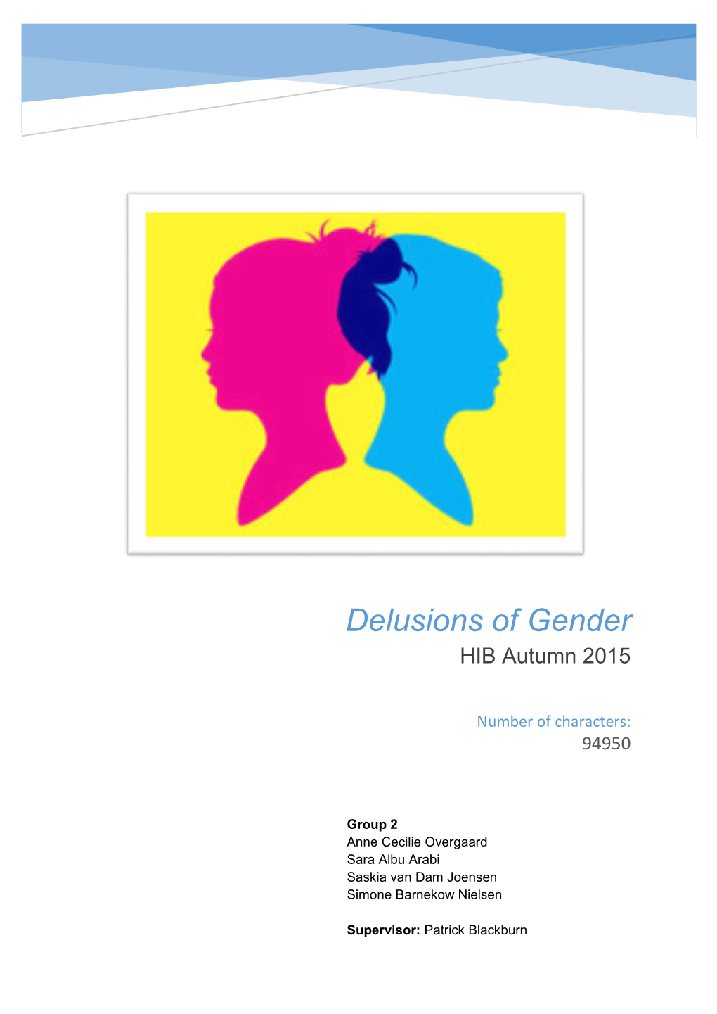 Delusions of Gender HIB Autumn 2015