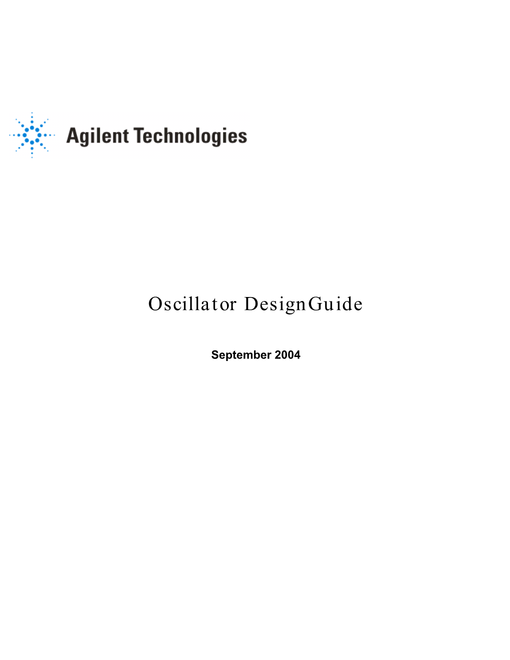 Oscillator Designguide