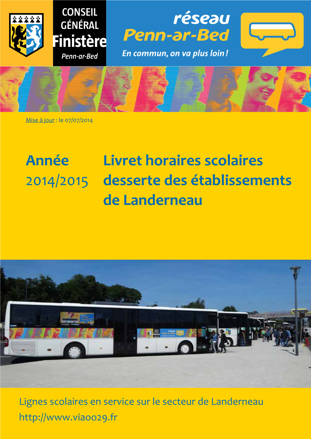 Année 2014/2015 Livret Horaires Scolaires Desserte Des