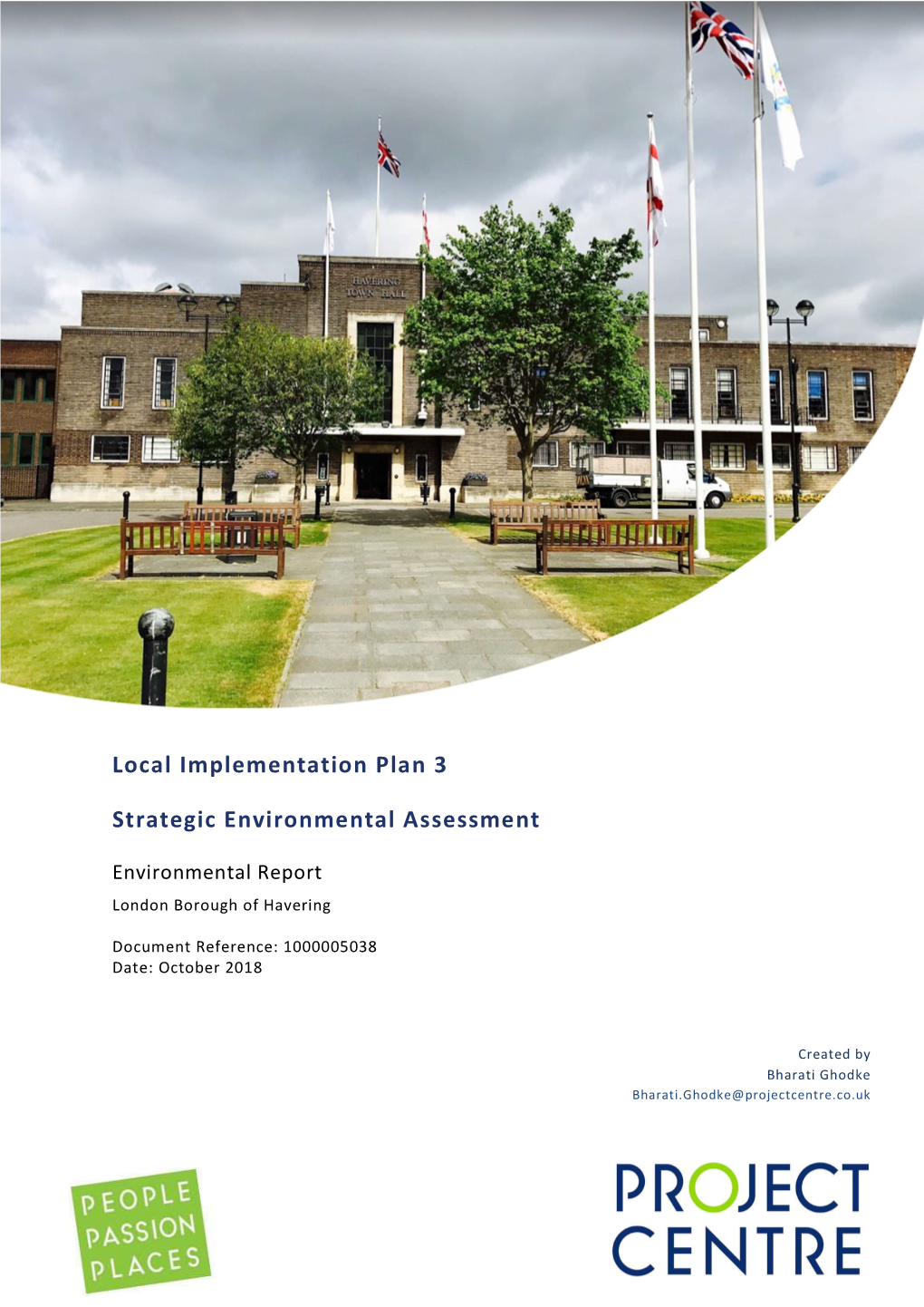 Local Implementation Plan 3 Strategic Environmental Assessment