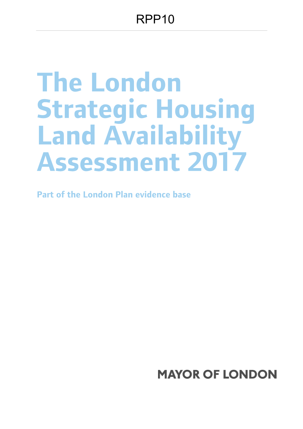 Strategic Housing Land Availability Assessment 2017