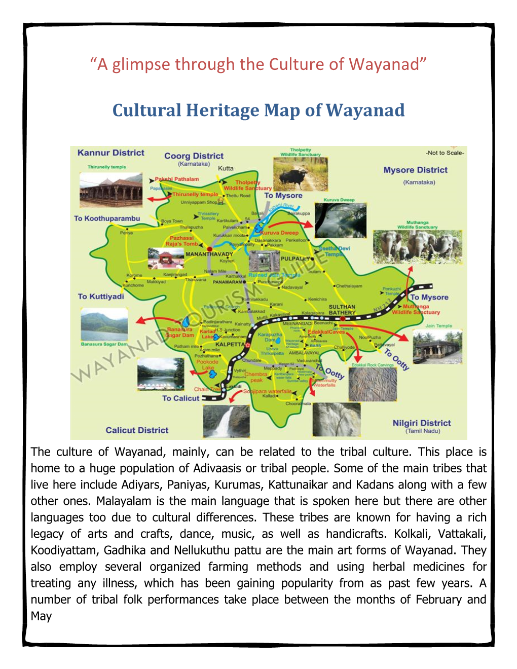 Cultural Heritage Map of Wayanad