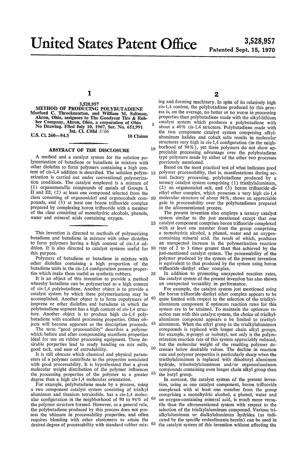 United States Patent Office Patented Sept