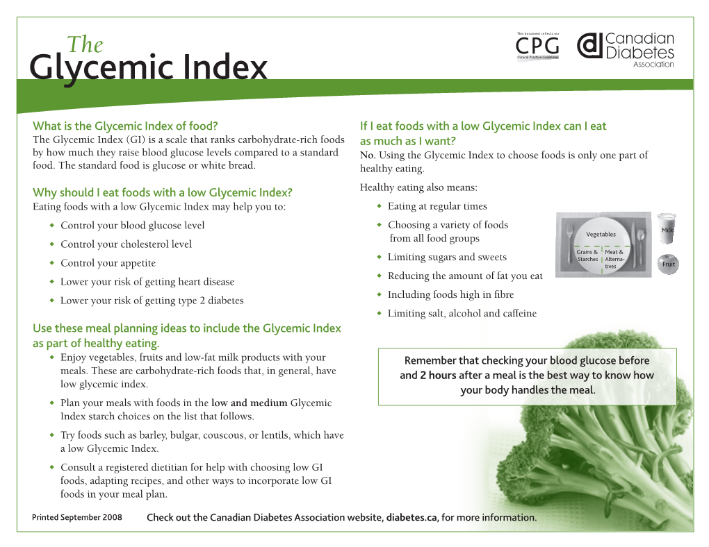 Glycemic Index