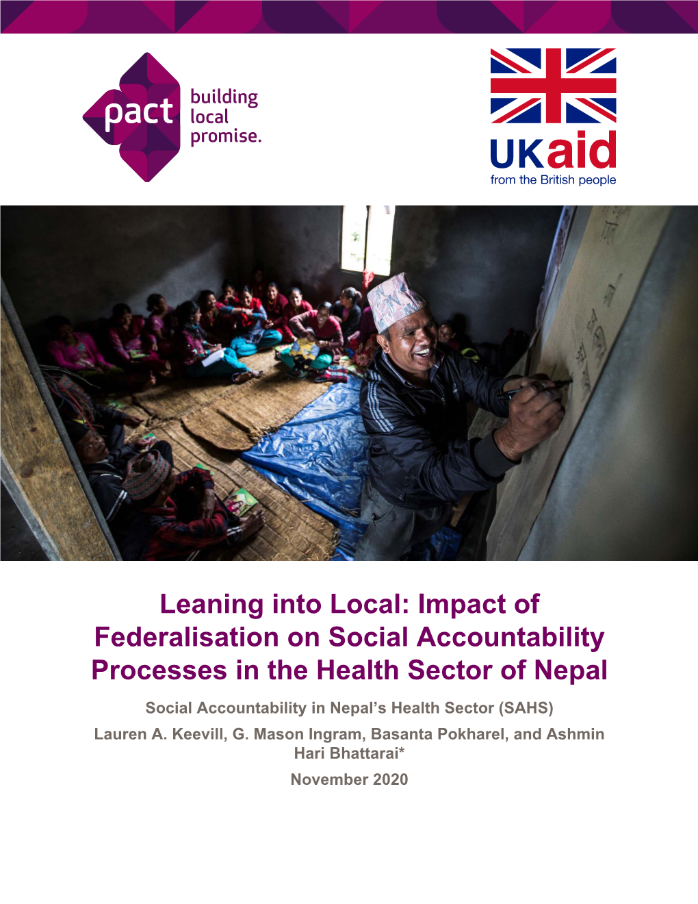 Leaning Into Local: Impact of Federalisation on Social