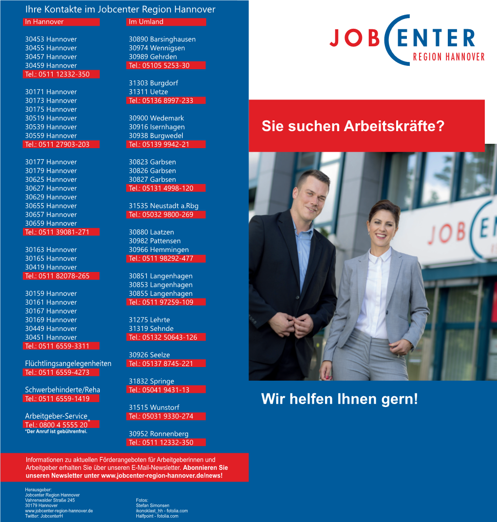 Wir Helfen Ihnen Gern! Sie Suchen Arbeitskräfte?