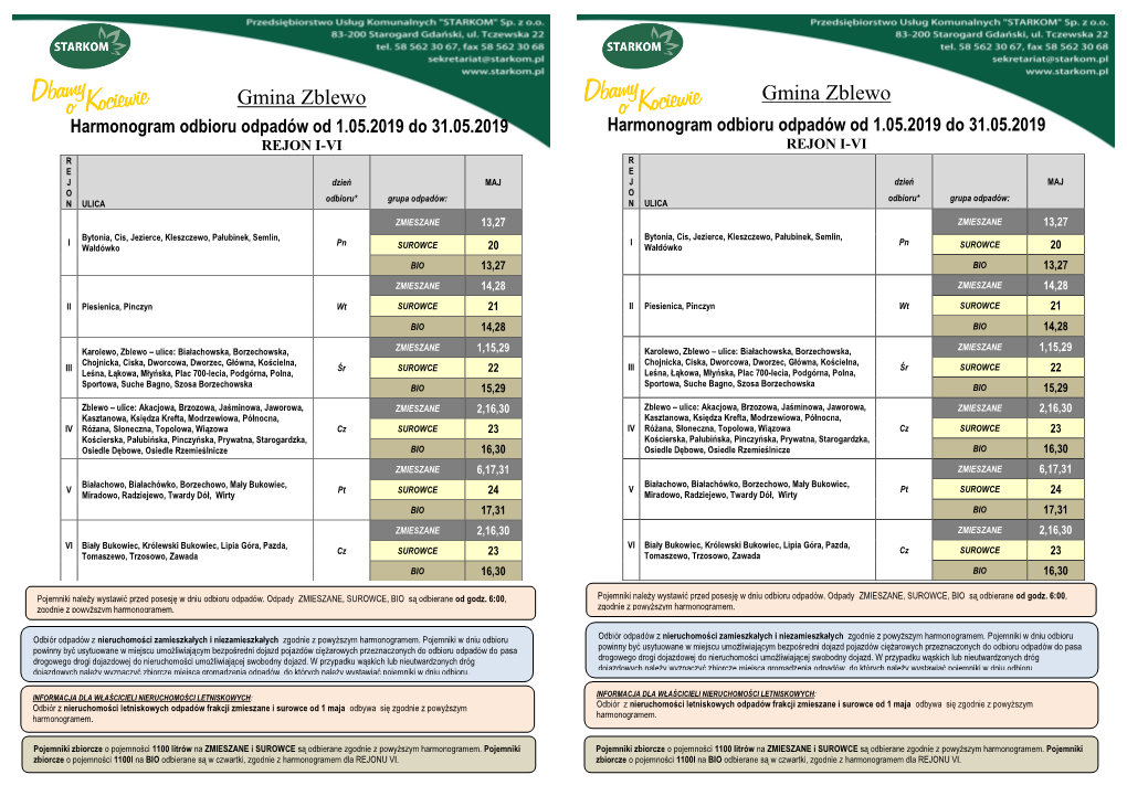 Gmina Zblewo 1.05.2019-31.05.2019.Pdf (PDF)