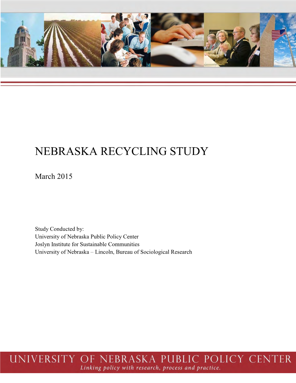 Nebraska Recycling Study