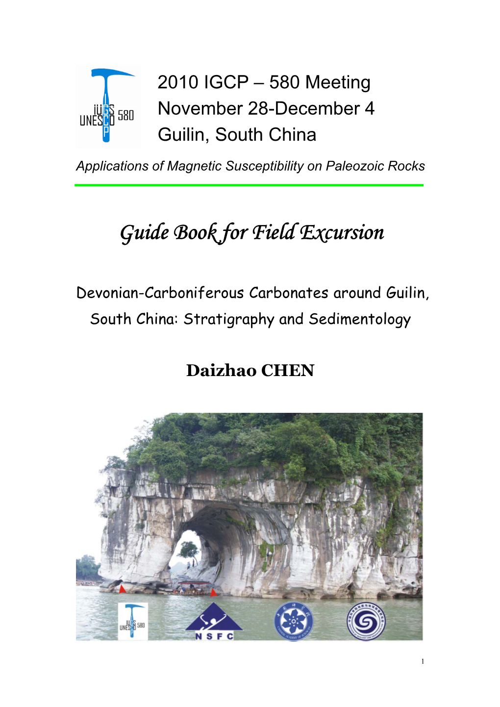 Guide Book for Field Excursion
