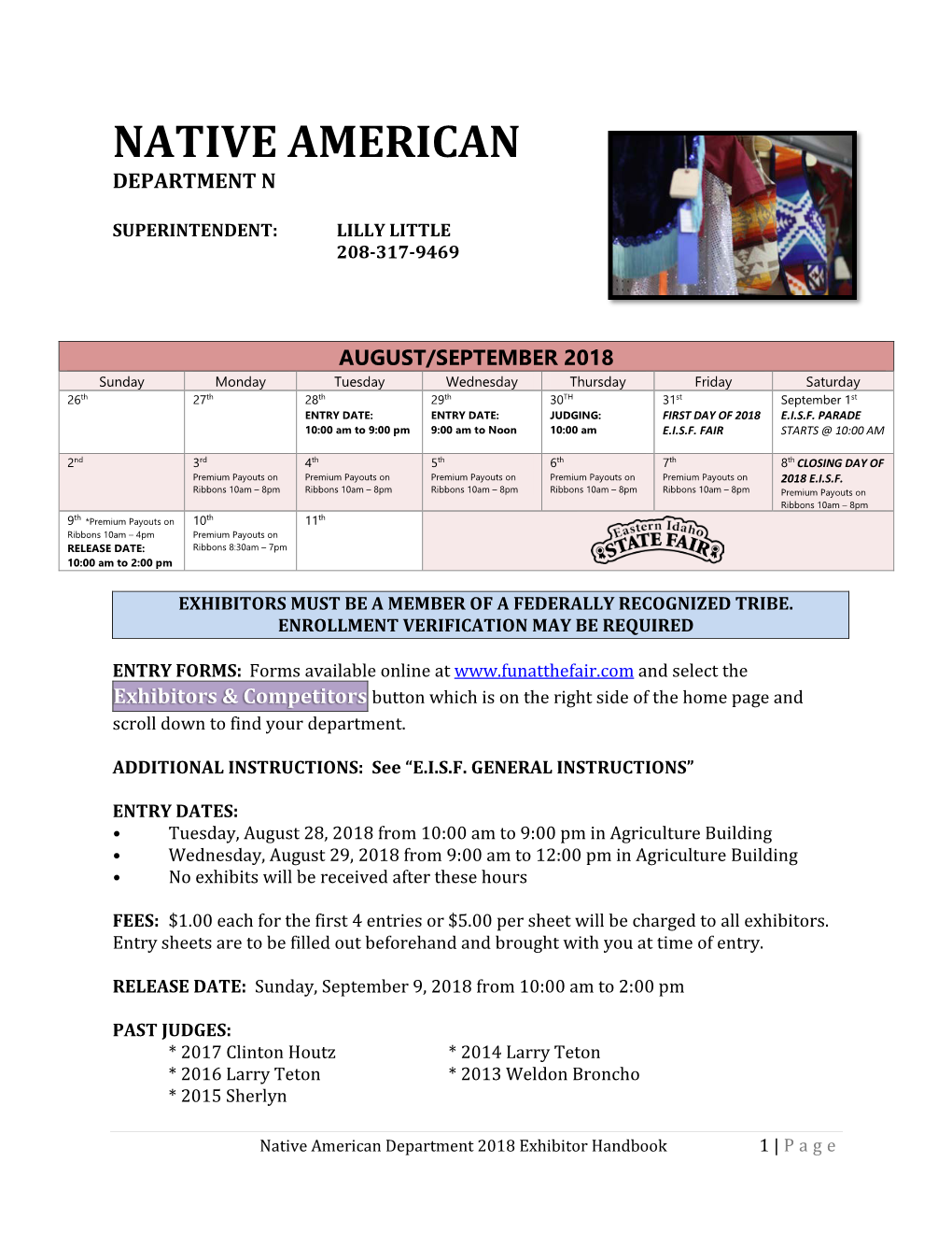 Native American Department N