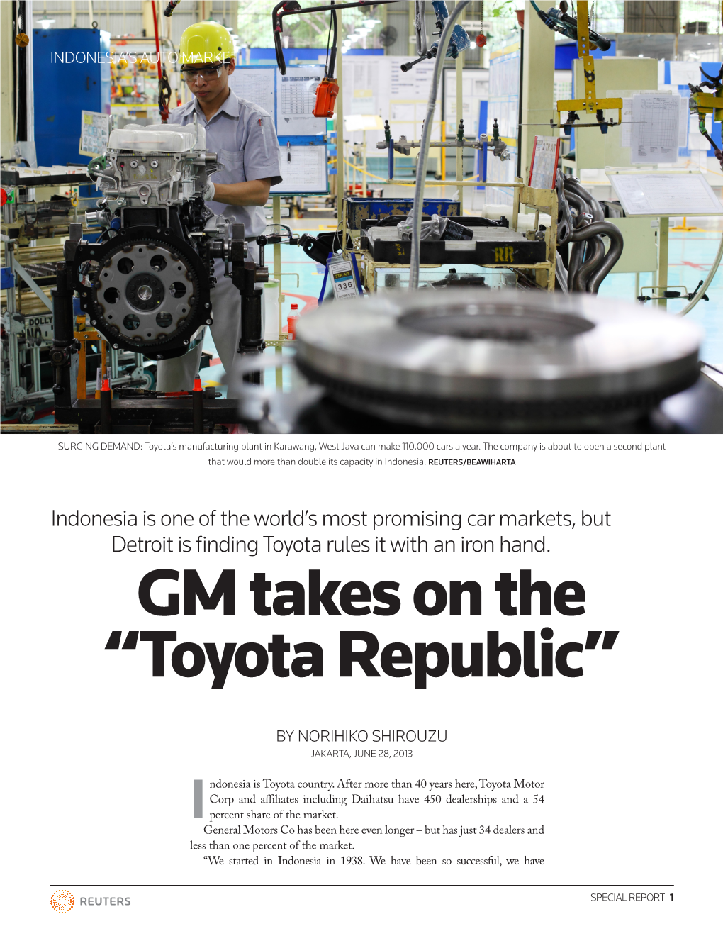 GM Takes on the “Toyota Republic”