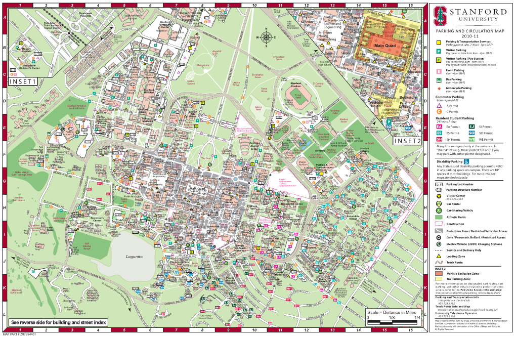 Stanford Parking-Map