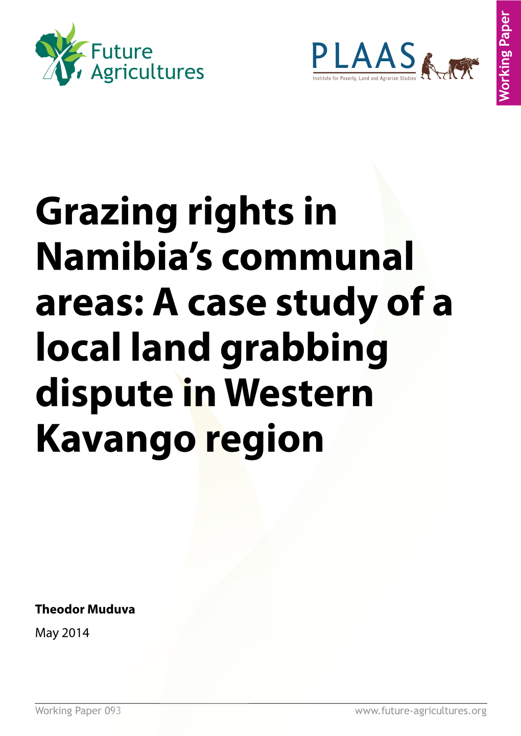 Grazing Rights in Namibia's Communal Areas