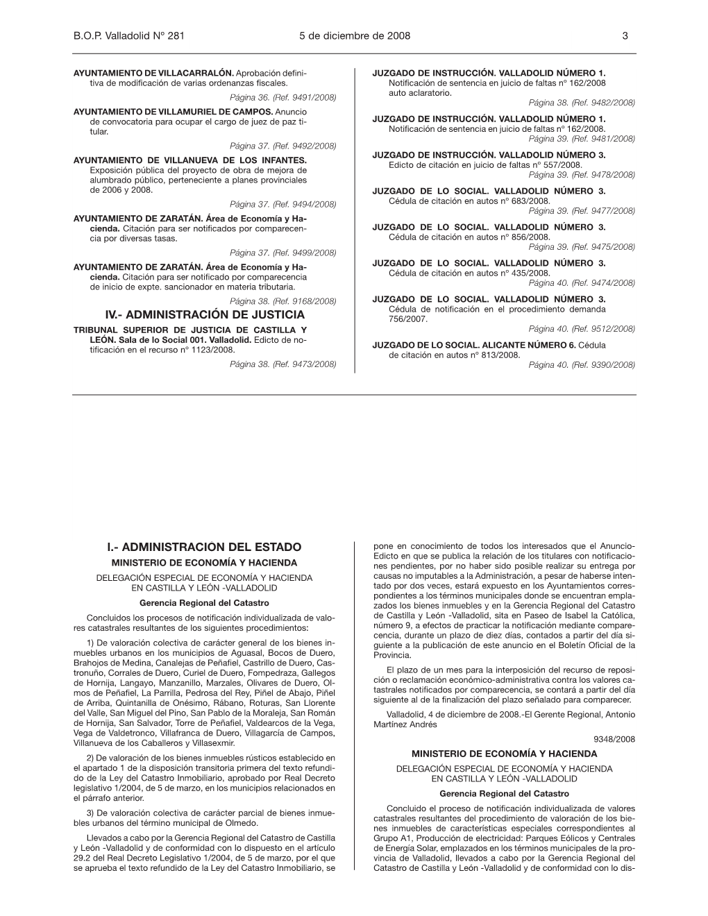 Administración De Justicia 756/2007