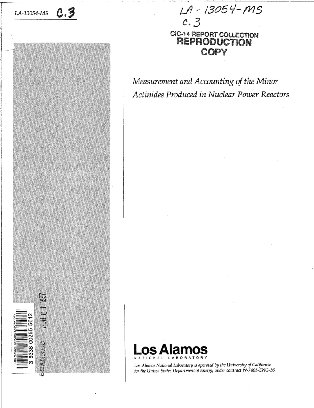 Los Alamos NATIONAL LABORATORY