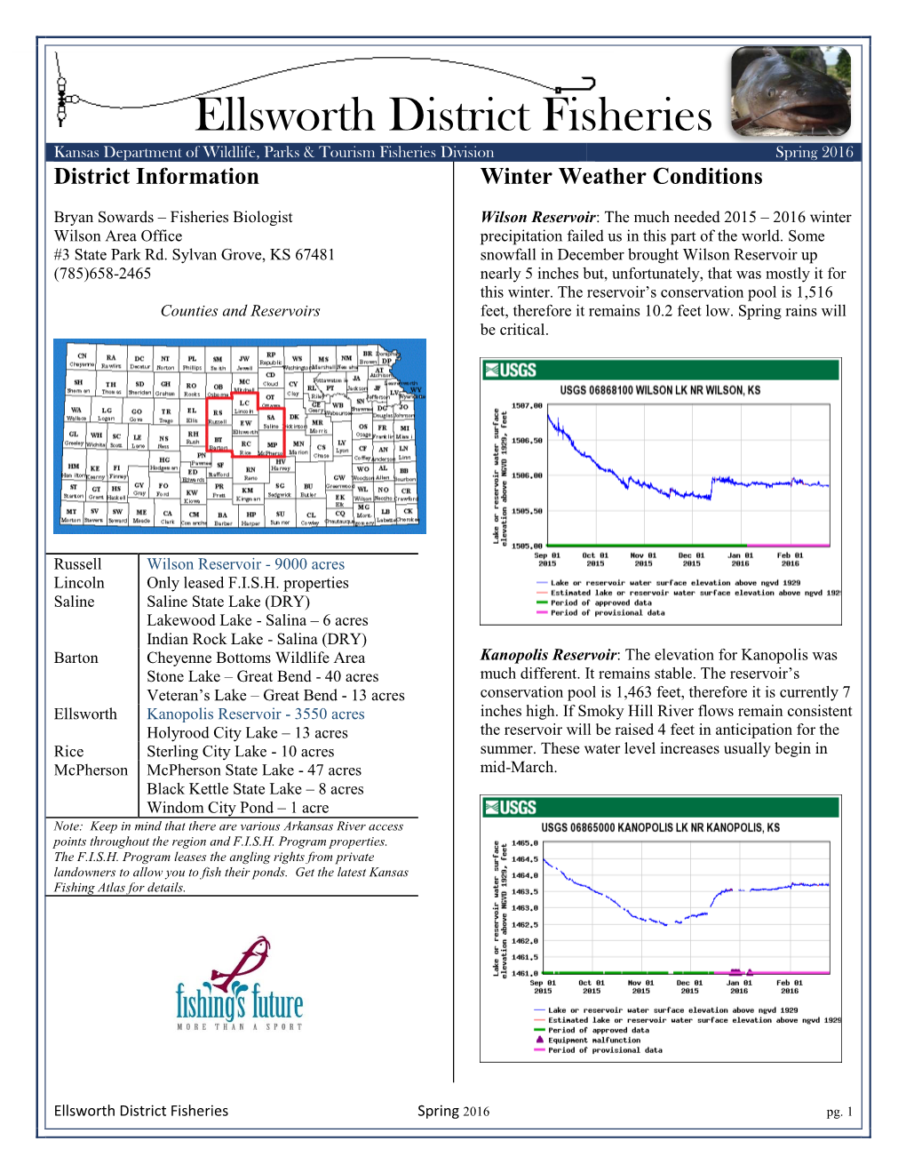 Ellsworth Fishing District Newsletter 3-2-2016