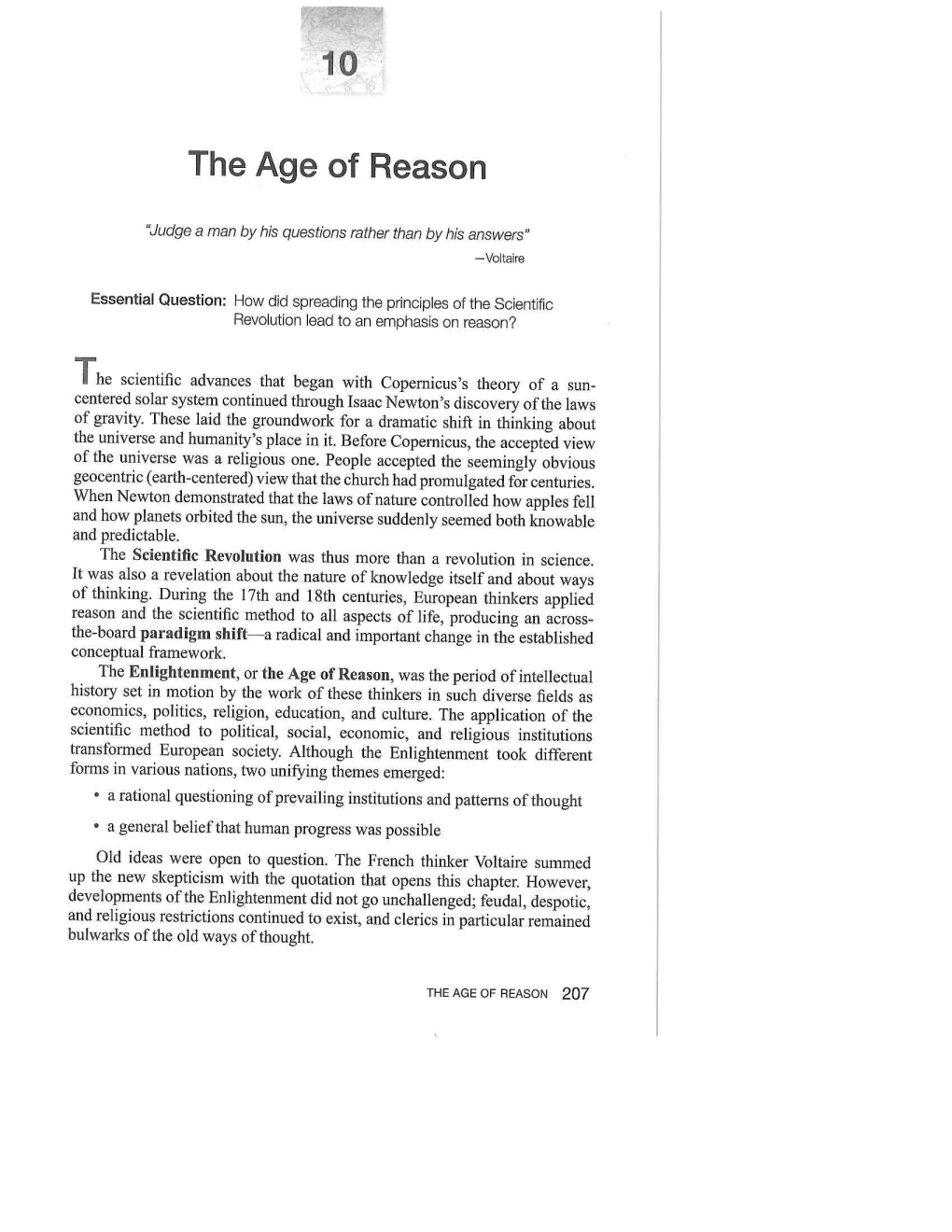10 the Age of Reason