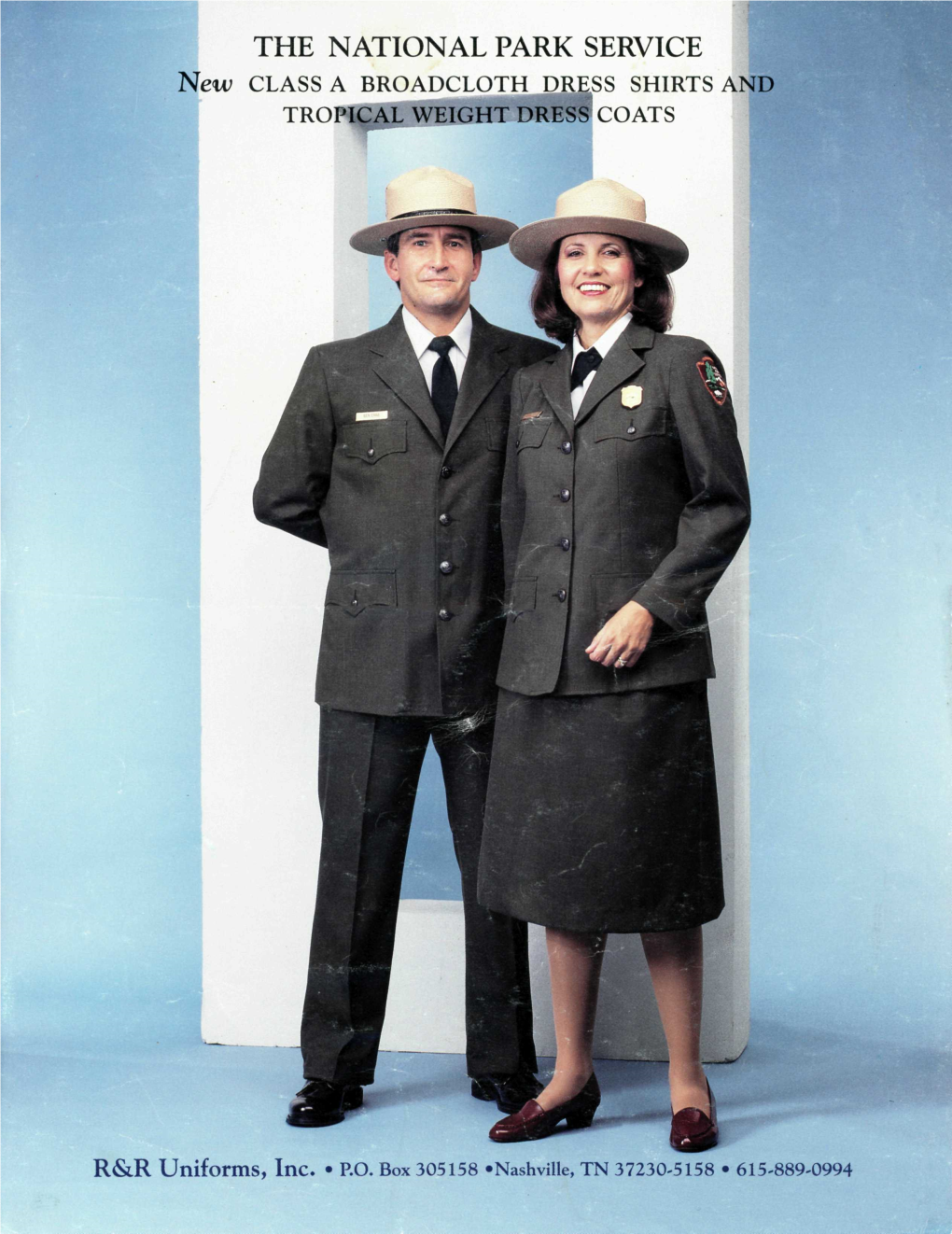 THE NATIONAL PARK SERVICE New CLASS a Broadcumyjress SHIRTS and TROPICAL WEIGHT DRESS COATS