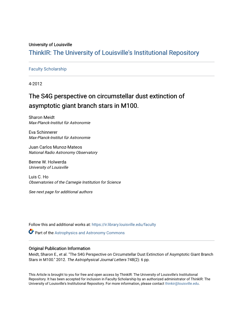 The S4G Perspective on Circumstellar Dust Extinction of Asymptotic Giant Branch Stars in M100