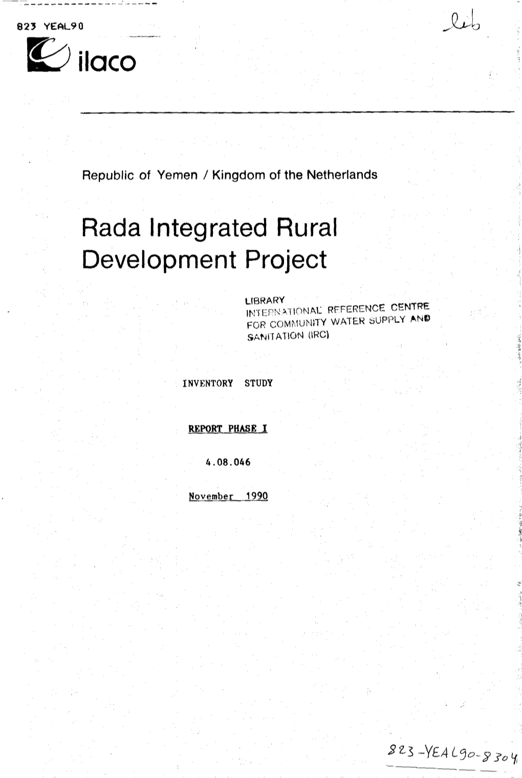 Rada Integrated Rural Development Project
