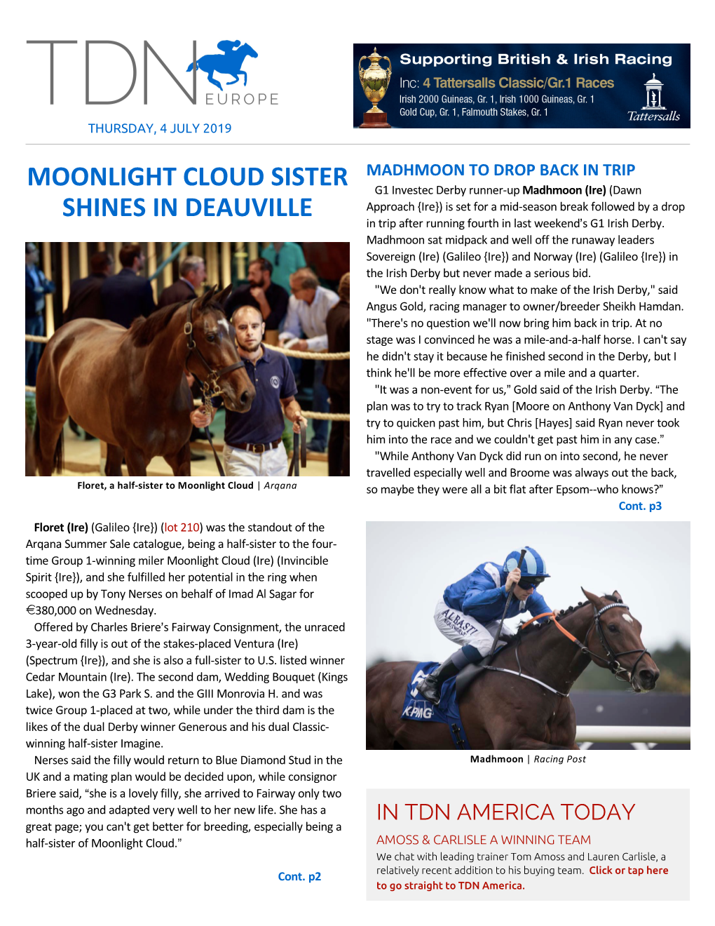 Tdn Europe • Page 2 of 8 • Thetdn.Com Thursday • 4 July 2019