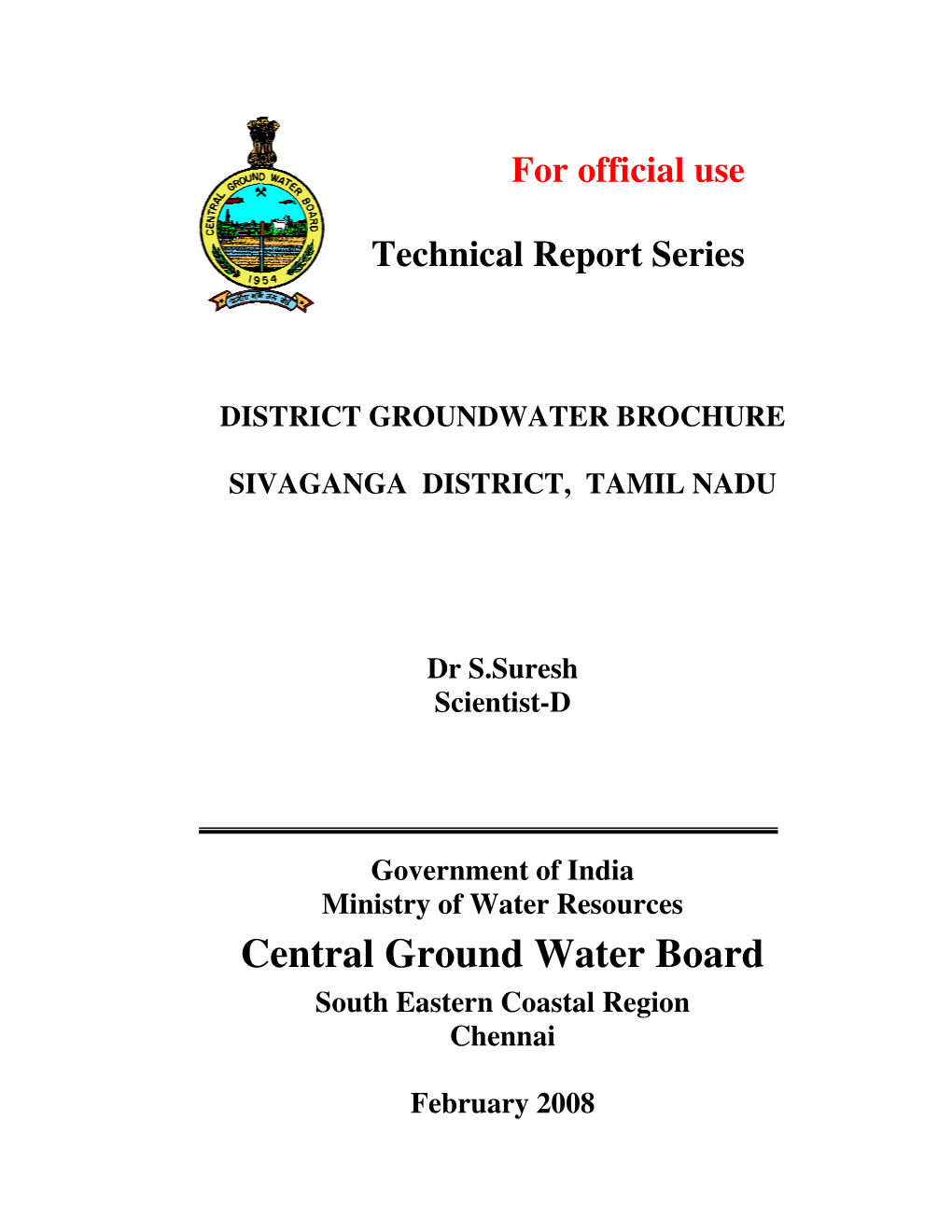 Sivaganga District, Tamil Nadu