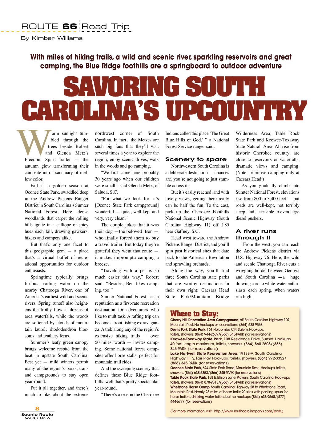 Savoring South Carolina's Upcountry
