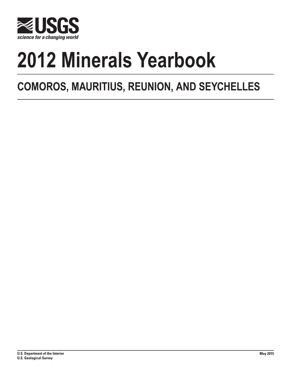 The Mineral Industries of the Indian Ocean Islands in 2012