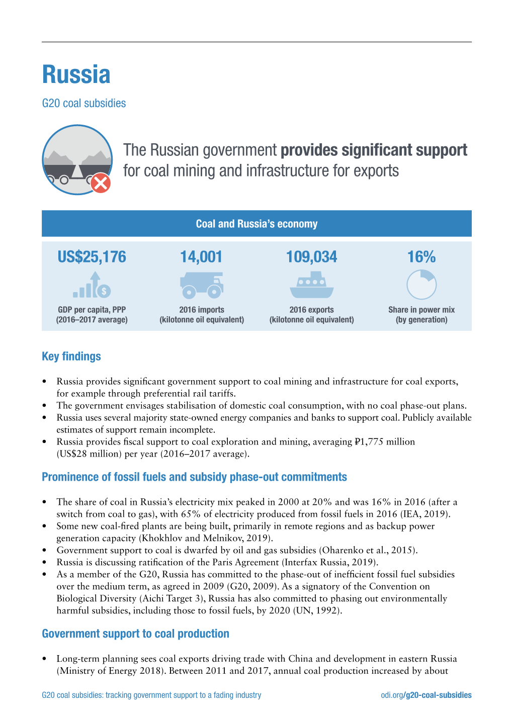 Russia G20 Coal Subsidies