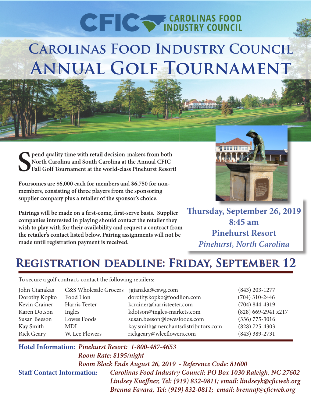 Annual Golf Tournament