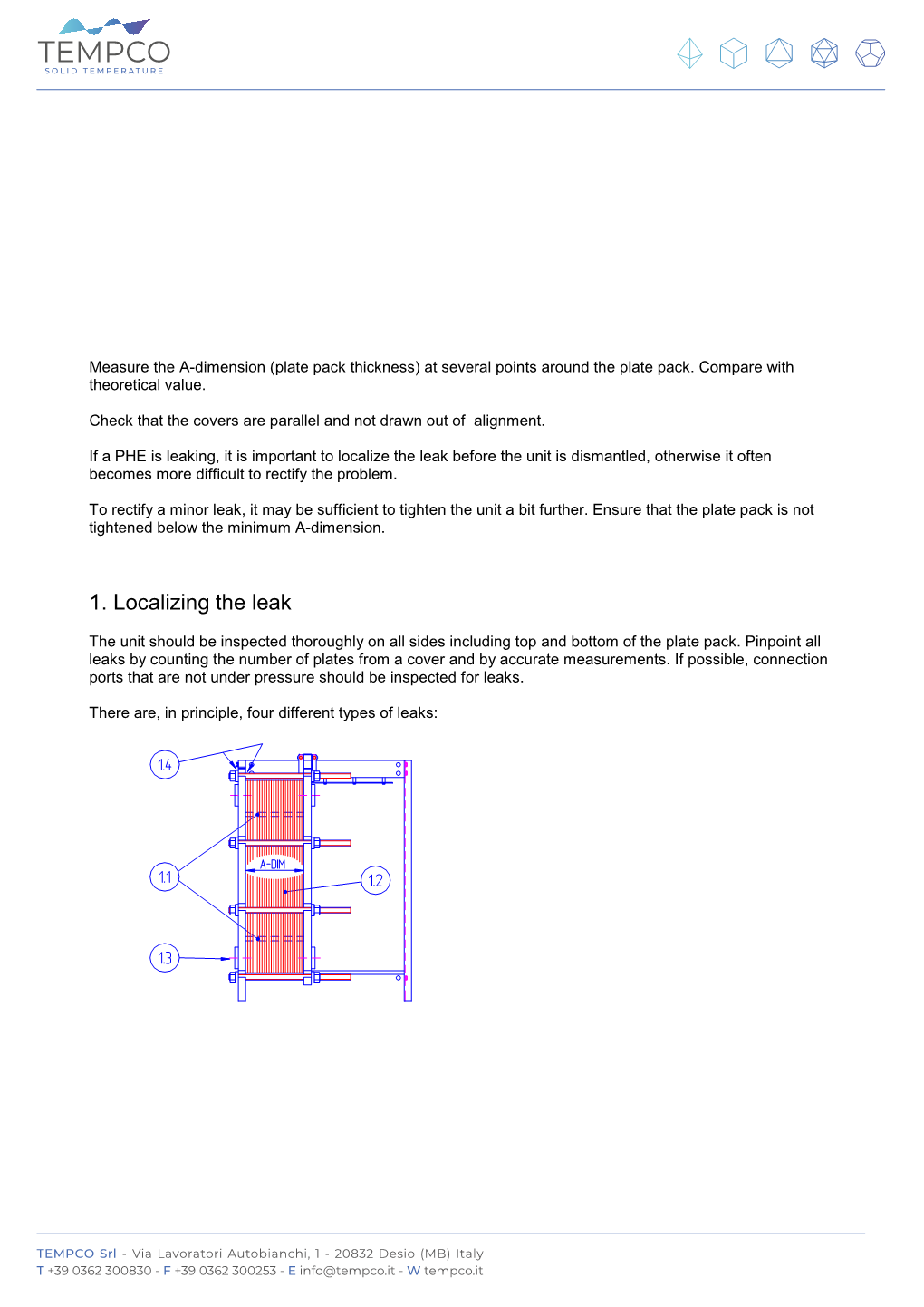 Plate Heat Exchanger, the Reason Is Probably a Hole/Crack in a Plate Caused by Corrosion Or Mechanical Damage