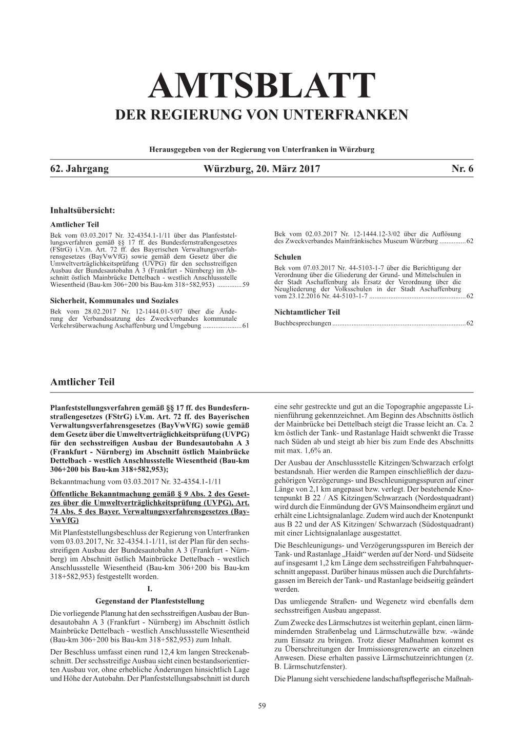 Regierungsamtsblatt Nr. 6/17