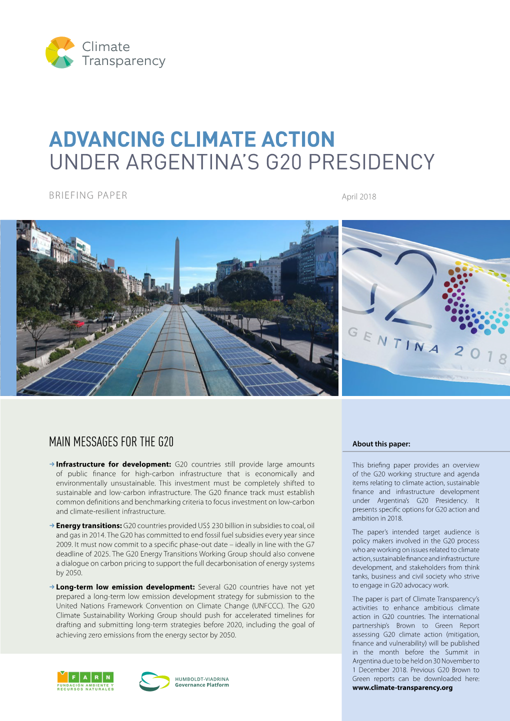 Download Briefing Paper “Advancing Climate Action Under Argentina's