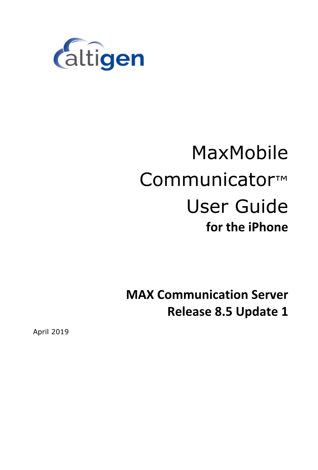 Maxmobile User Guide, Iphone