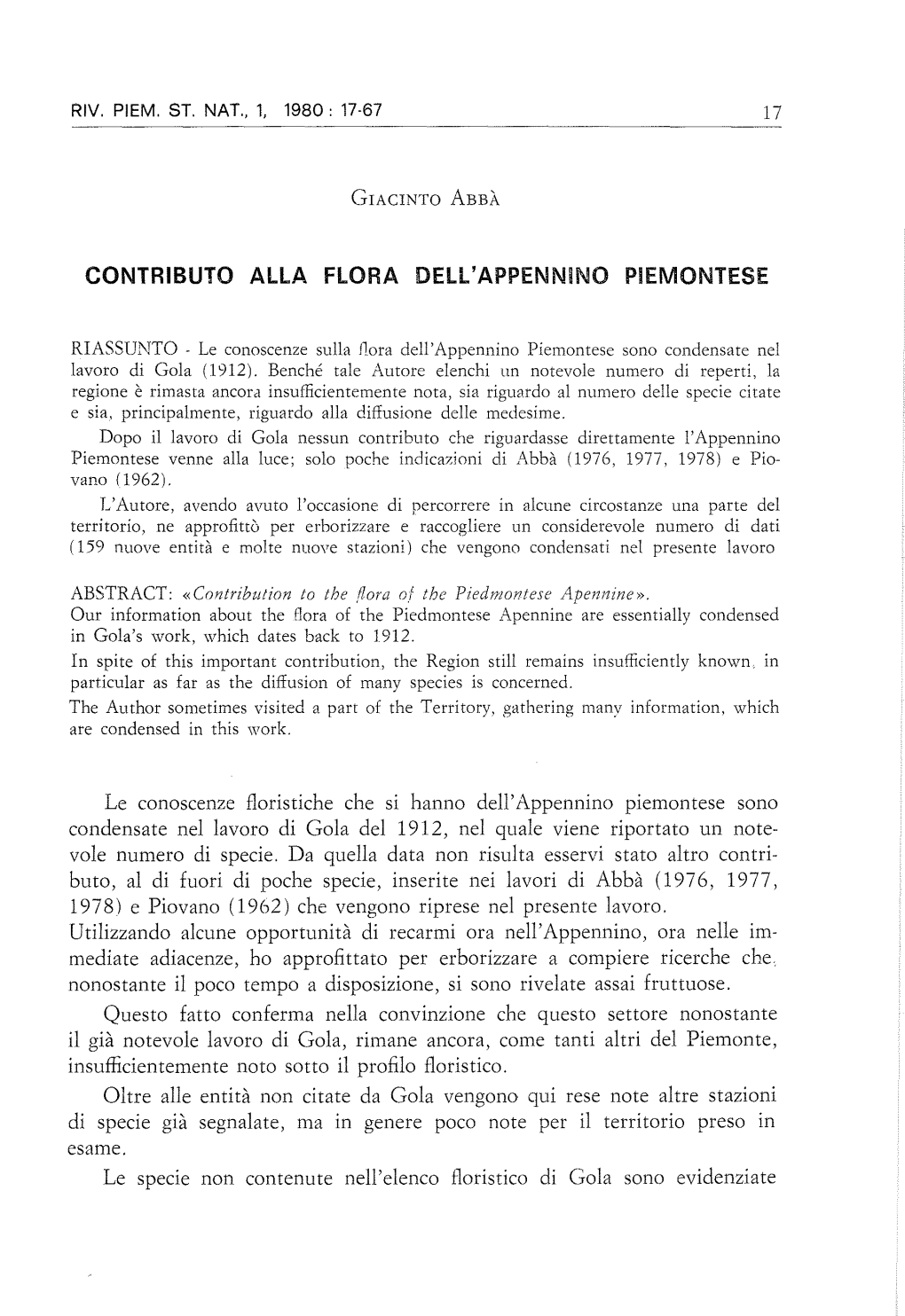 01 1980 Abbà Contributo Alla Flora Dell'appennino Piemontese 17-67