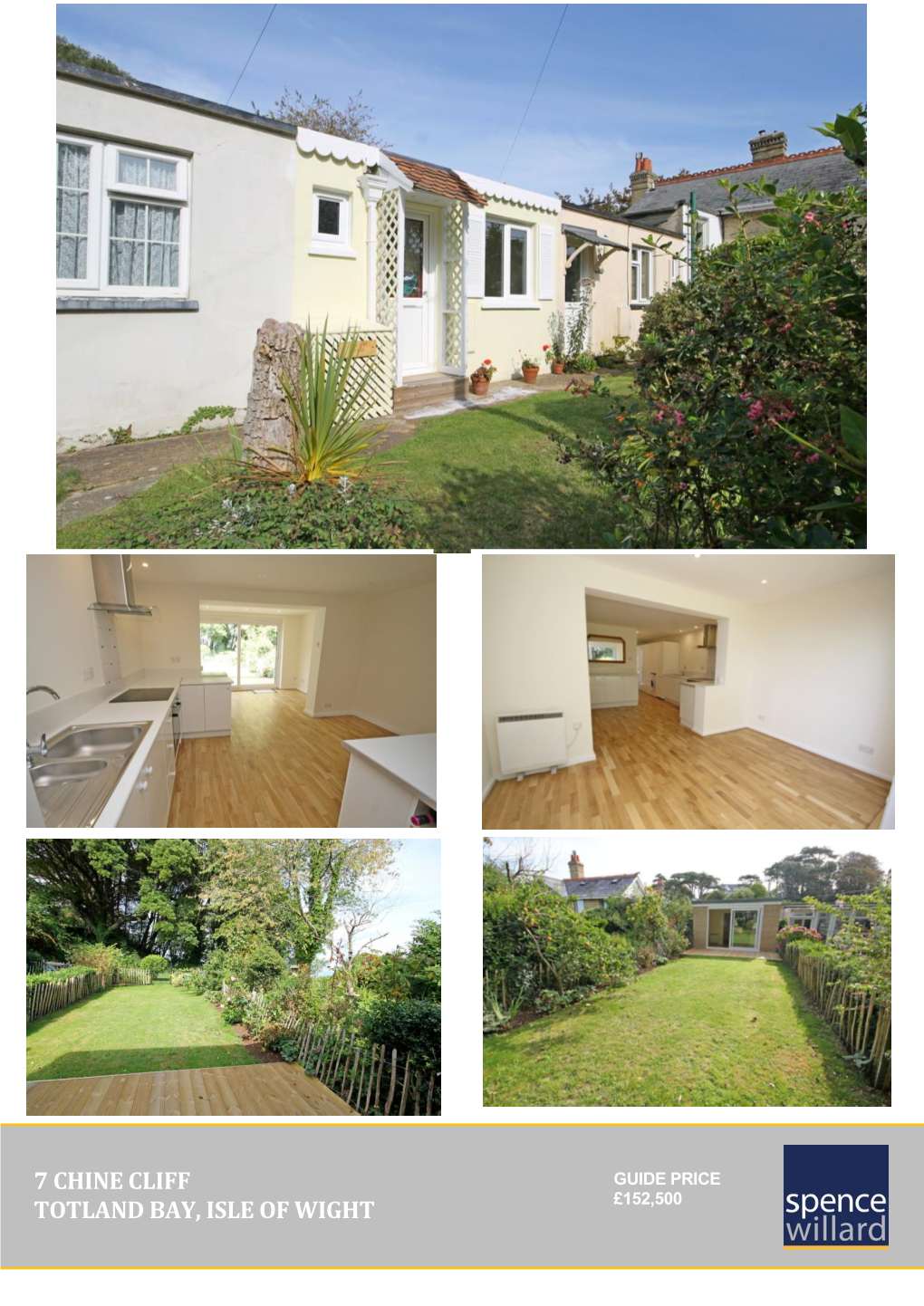 7 Chine Cliff Totland Bay, Isle of Wight £152,500